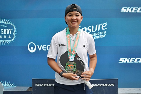 Hồ Thị Trúc Tâm tập luyện tại Mỹ