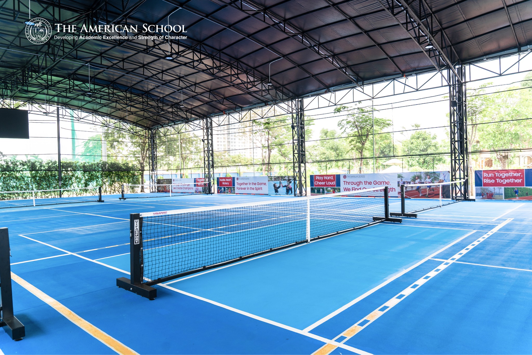 Sân Pickleball tại Trường Quốc tế TAS