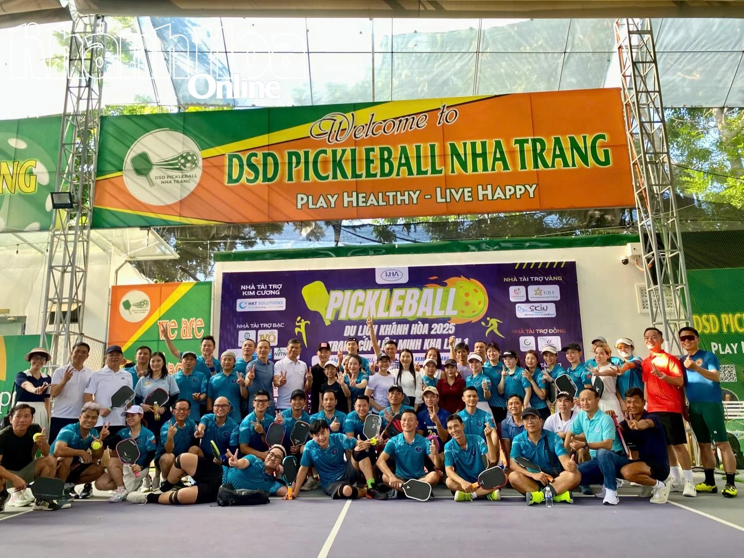 Người chơi Pickleball tại Nha Trang