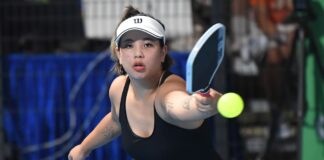 Nữ VĐV xinh đẹp Phan Nhung vỡ oà cảm xúc khi vô địch giải pickleball