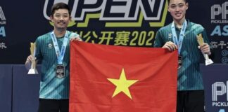 Địa chấn tại Hàng Châu! Lần đầu tiên Việt Nam vô địch đôi nam PPA Tour